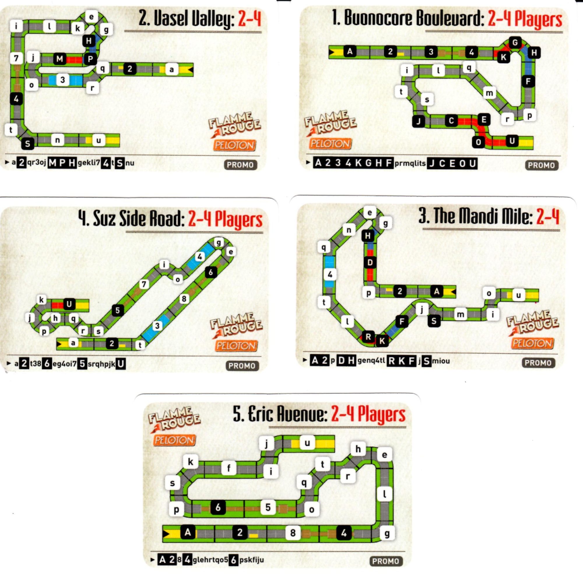 Flamme Rouge: Dice Tower Stage Cards Promo Pack