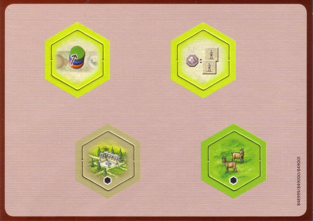 Castles of Burgundy: 2nd Expansion - New Hex Tiles