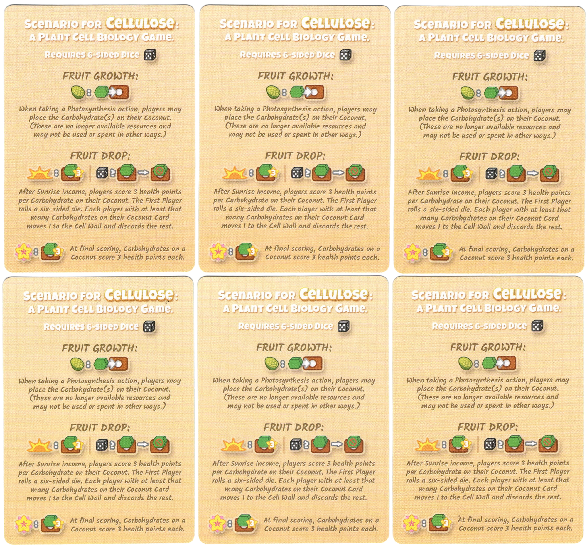 Cellulose: A Plant Cell Biology Game – Coconut Scenario