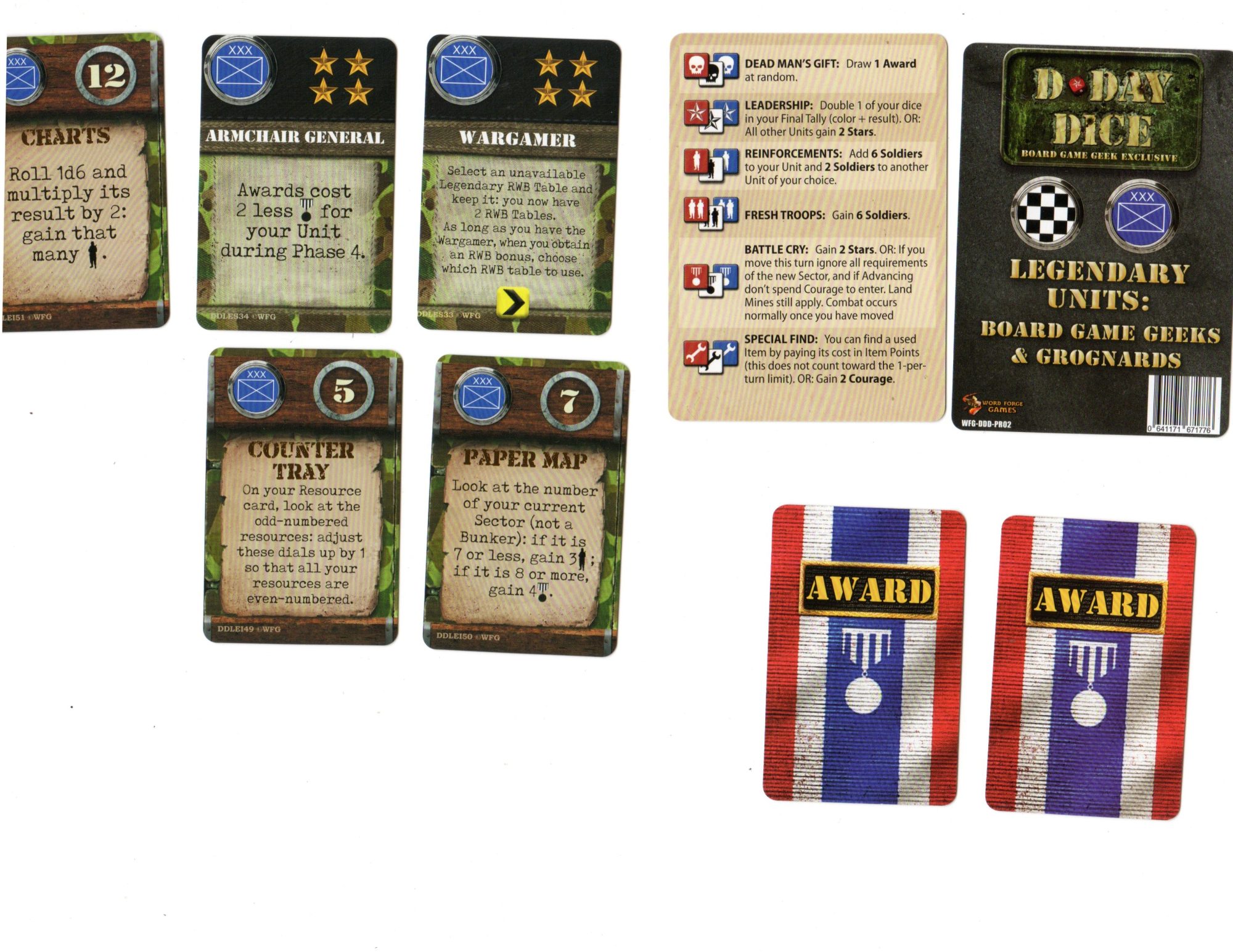 D-Day Dice: Legendary Units: Board Game Geeks and Grognards