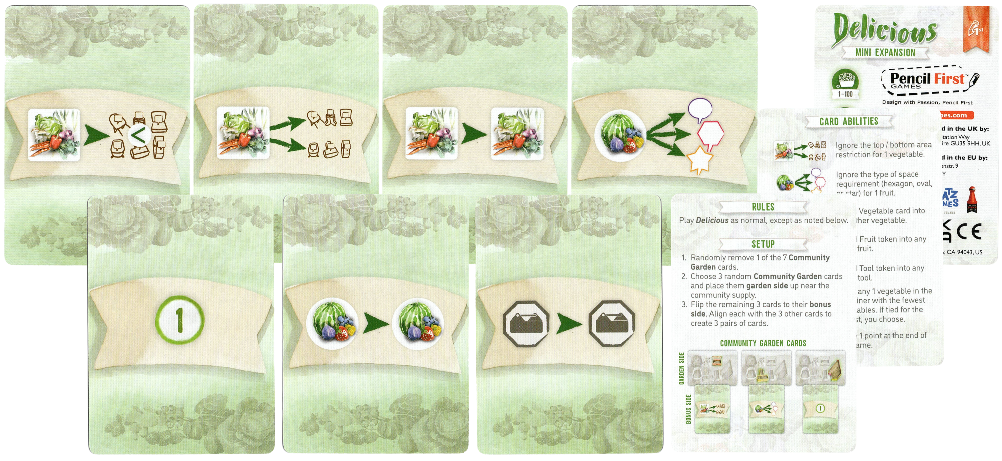 Delicious: Community Garden Mini-Expansion