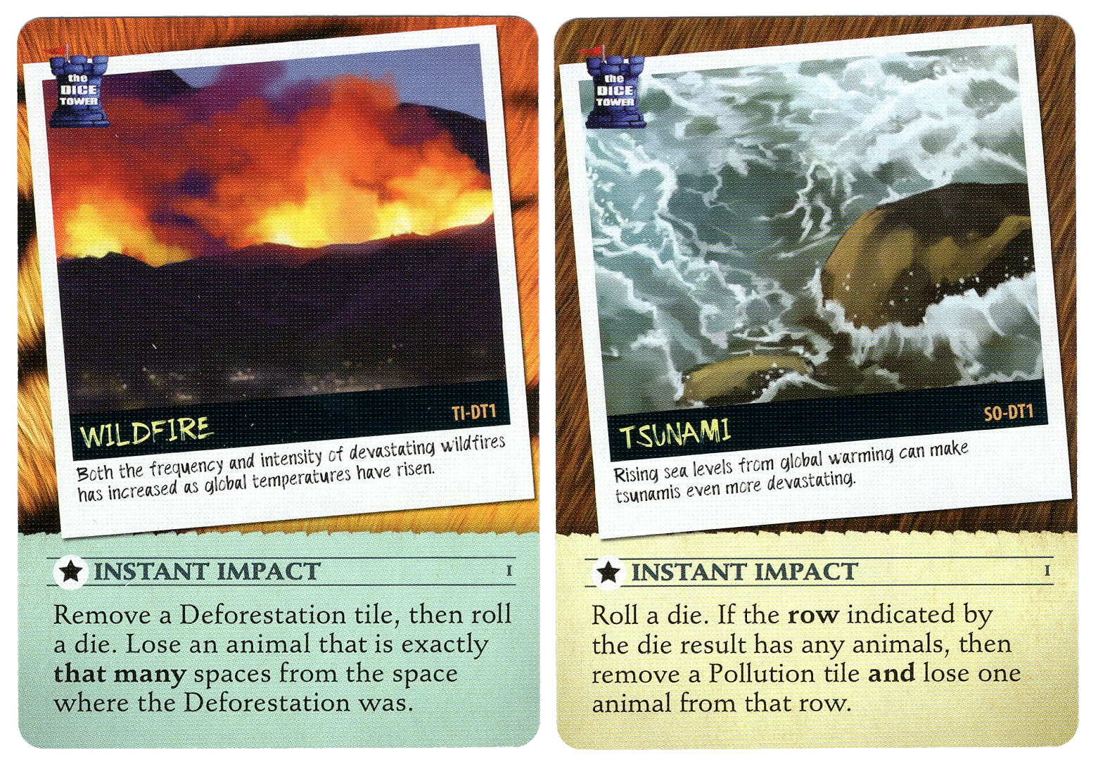 Endangered: Dice Tower 2022 Promo Cards