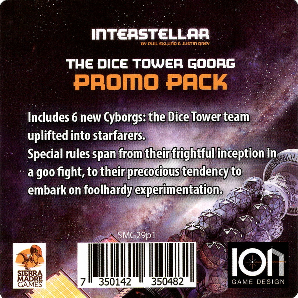 Interstellar: The Dice Tower Goorg Promo Pack