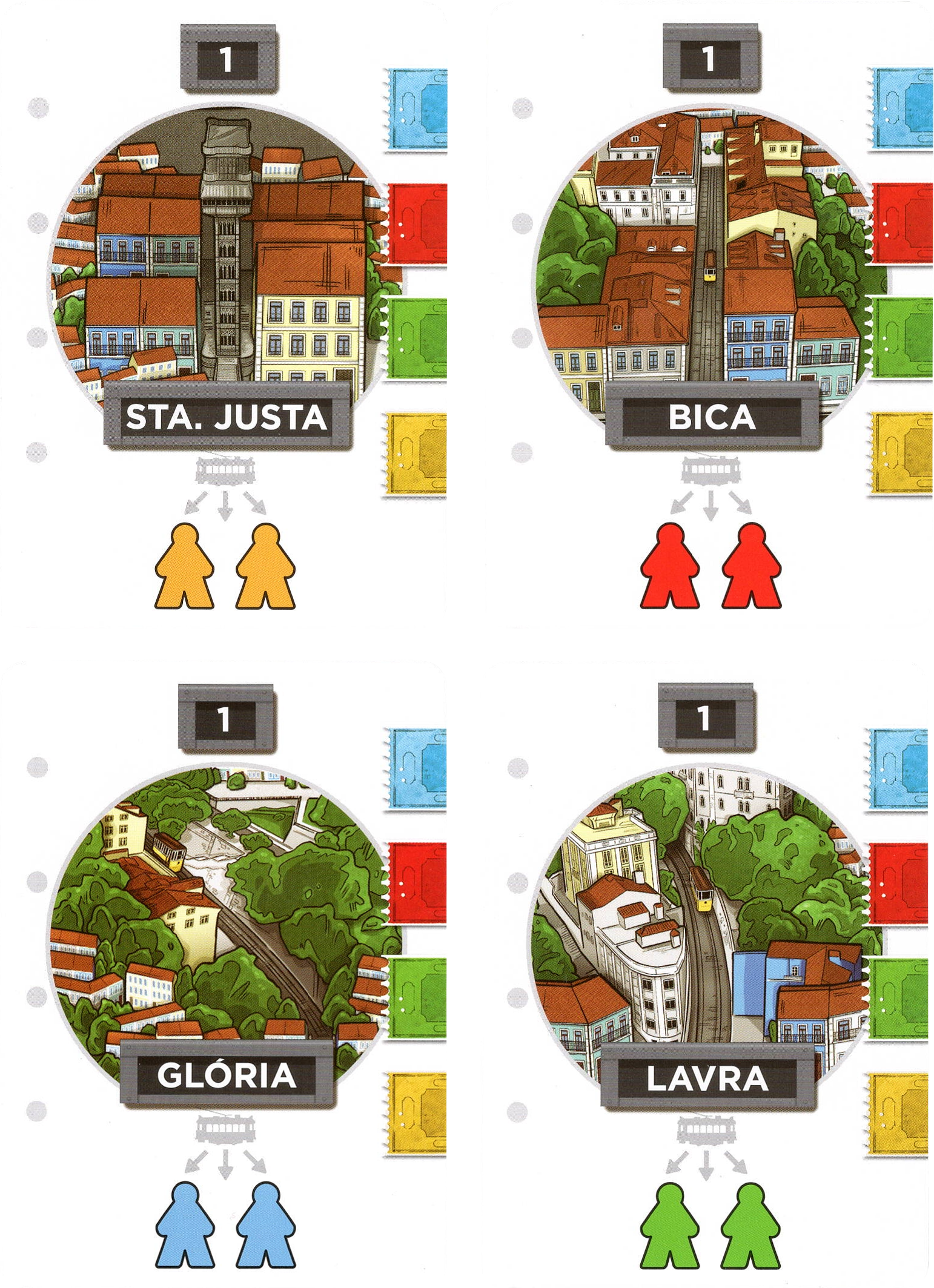 Lisbon Tram 28: One Way Promo Cards