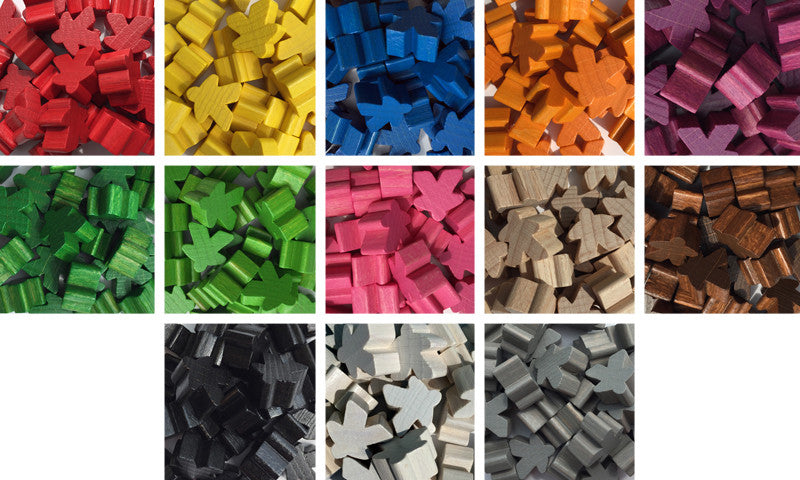 Wooden Meeples - Bag of 10