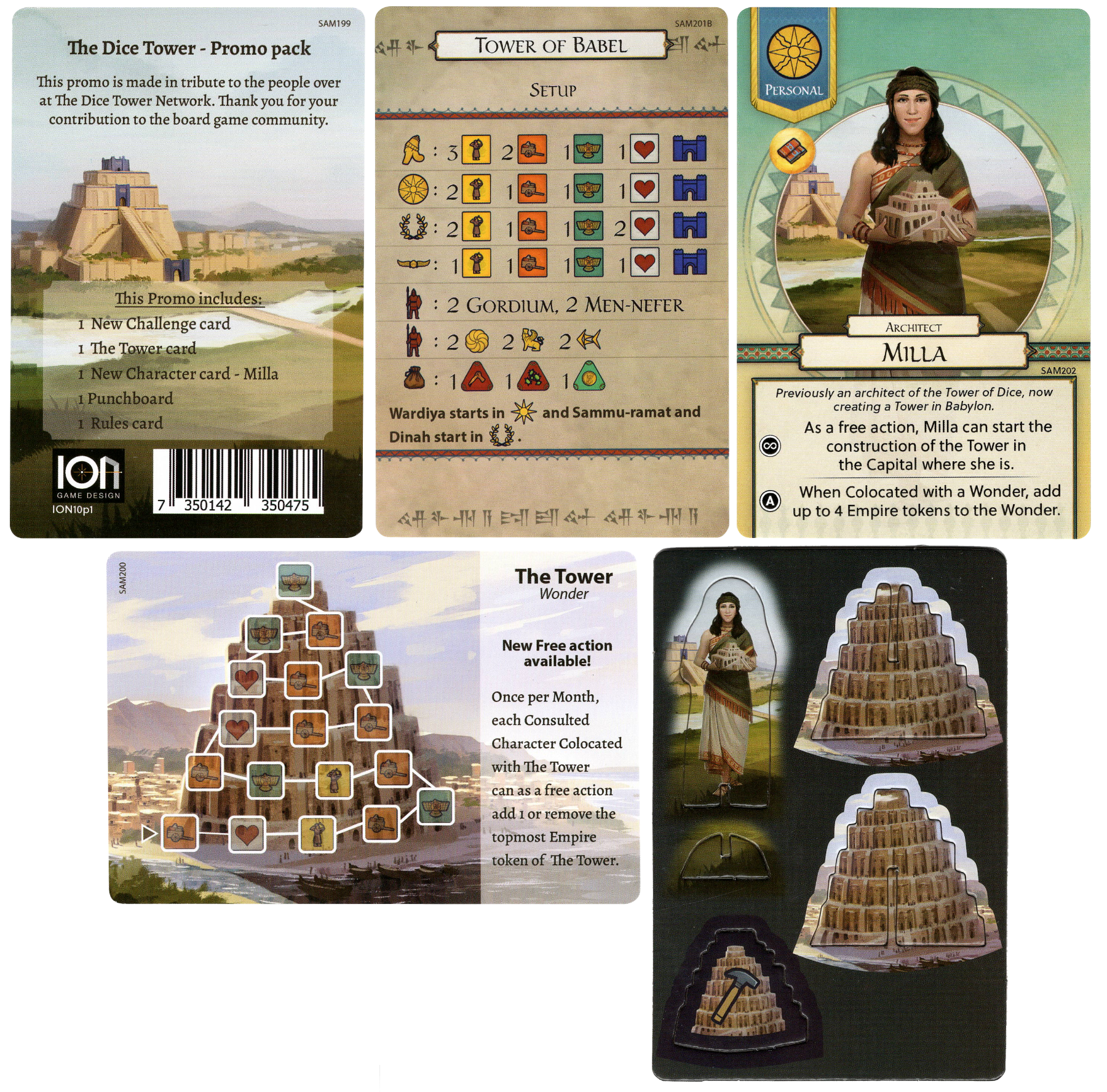 Sammu-ramat: The Dice Tower Promo Pack