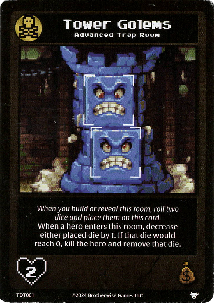 Super Boss Monster 2: Tower Golems Promo Card