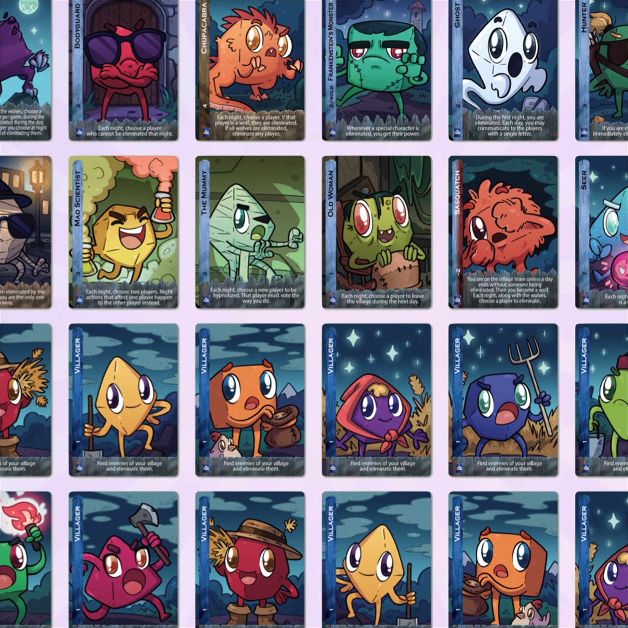 Ultimate Werewolf: Dice Tower Peeps Deck